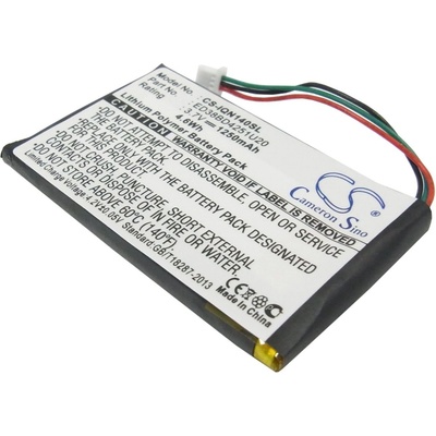 Cameron Sino Батерия за Garmin Nüvi 1490, 1490T, 1450, 1450T, 1400, Li-pol 3.7V 1250mAh (CS-IQN140SL)