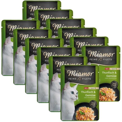 Miamor Feine Filets в сос туна и зеленчуци 12 x 100 г