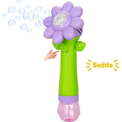 Sun Fun bublinkovač ve tvaru květiny s LED osvětlením