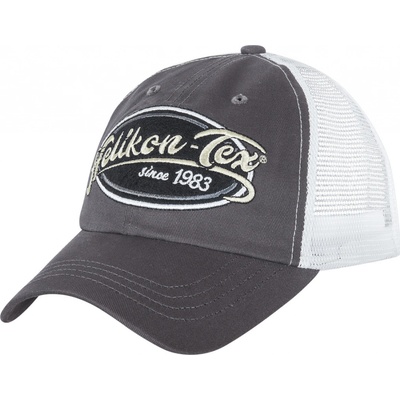 Čiapka Helikon-Tex Trucker Logo Cotton Twill shadow grey white