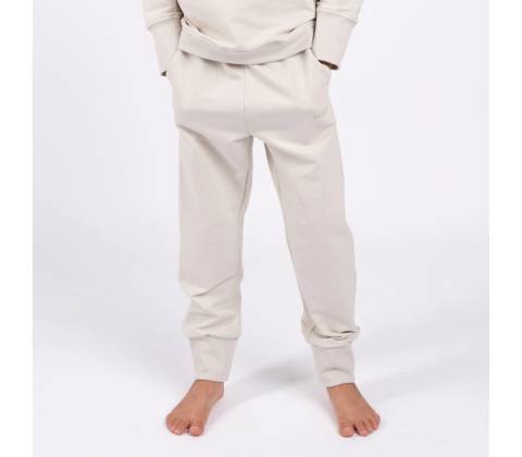 Moniel dětské rostoucí tepláky Basic Light Beige