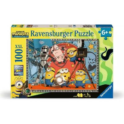 Ravensburger Пъзел Ravensburger от 100 XXL части - Миньони и чудовища (12004351)