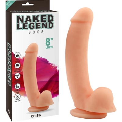 Дилдо от течен силикон, Шефът, 20, 5см. - Naked Legend Boss Flesh (CHISA00224)