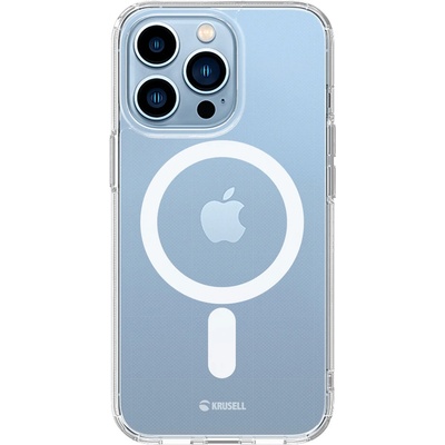 Krusell Гръб Krusell Magnetic Clear Cover за iPhone 13 Pro Max - Прозрачен