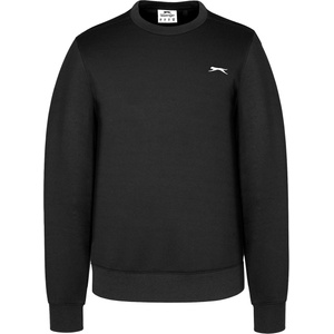 Slazenger Мъжка поларена блуза Slazenger Fleece Crew Sweater Mens - Black