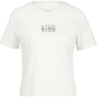 Stoic Дамска тениска Stoic Women's Hemp30 UtbySt. Crop Tee T-shirt - Blanc White - размер XXL (916-6608-0116)