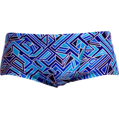 Funky Trunks Мъжки бански слипове Funky Trunks Classic Trunks Swim brief - Blue Bits - размер 5 (EU) (050-2122-1013)