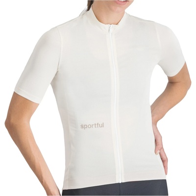 Sportful Дамска фланелка с къс ръкав за колоездене Sportful Women's Classic Jersey Cycling jersey - Cream - размер XXL (156-2553-0216)