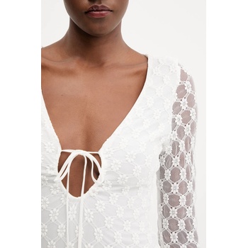 Bardot Рокля Bardot в бяло дълга с кройка по тялото 59932DB (59932DB)