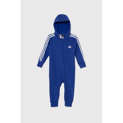 Kojenecké oblečení adidas I S FT ONESIE IV námořnická modř