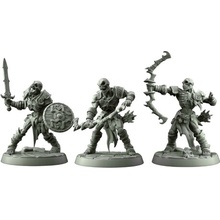 RS Design 3D Figúrky Pirate Borg Skeleton Crew 3 ks