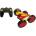 Jamara Toys Jamara Shifter Stuntcar кола с дистанционно управление, червен/жълт (410066)