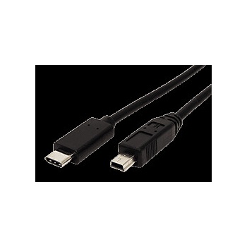 Goobay 11.92.9020 USB 2.0 miniUSB 5pin B(M) - USB C(M), 0,5m, černý