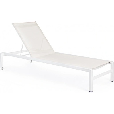 Bizzotto Konnor БЯЛ ШЕЗЛОНГ С КОЛЕЛА (0662284)