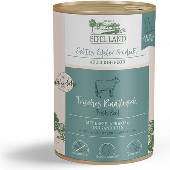 Eifel Land - Супер премиум консервирана храна за кучета с прясно месо от говеждо и зеленчуци, 800 гр