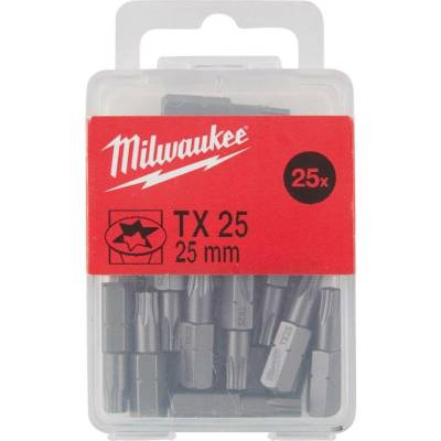 Milwaukee standardní bity TX25x25mm 25ks 4932399597