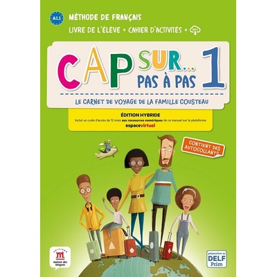 Cap Sur 1 pas a pas (A1.1) - Édition hybride Livre de l´éleve/Cahier d´exercices + Espacevirtuel (12 mois)