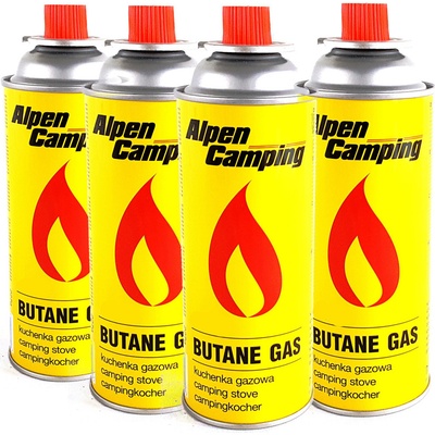 Alpen Camping Butan 4x 400 ml