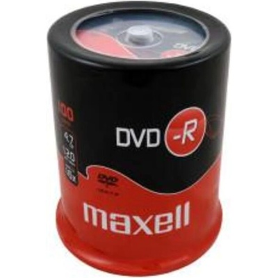 Maxell DVD+R MAXELL, 4, 7 GB, 16x, 100 бр. CAKE BOX (ML-DDVD-plusR4.7-100SH-C)