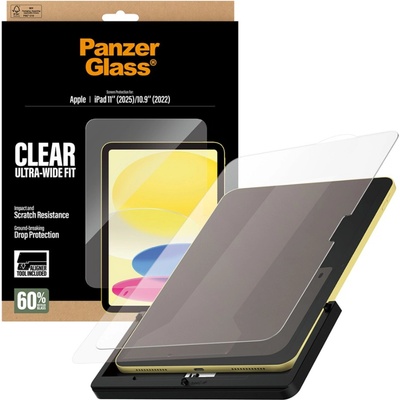 Panzer Стъклен протектор PanzerGlass за Apple iPad 11 (2025) / iPad 10.9 (2022) UWF, с инсталационен бокс
