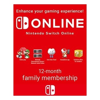 Nintendo Switch Online Family členstvo 365 dní