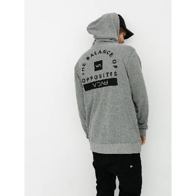 RVCA mikina CAGE heather grey