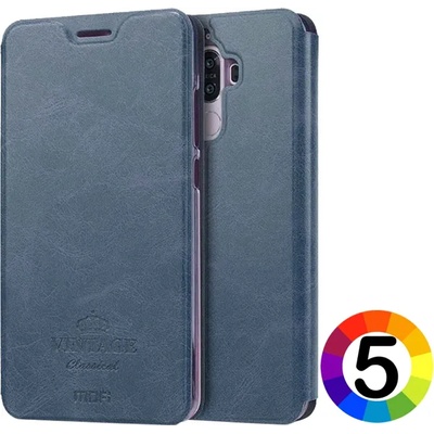 Huawei Mate 9 Mofi Vintage Кожен Калъф и Протектор