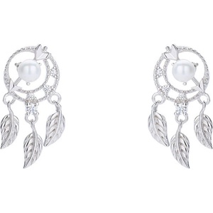 Silenti Jewelry Сребърни обеци "Бохо