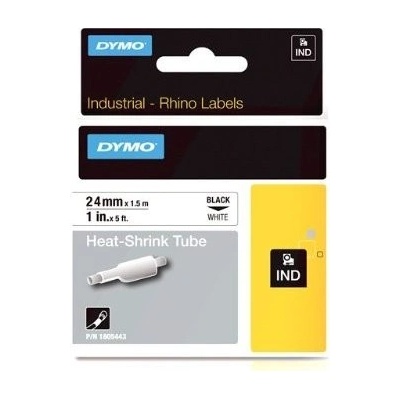 zmršťovacia bužírka DYMO 1805443 D1 RHINO Black On White (24mm) (1805443)