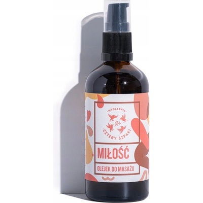 Cztery Szpaki Olej na masáž těla LÁSKA 100 ml