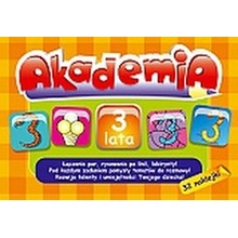 Akademia 3 lata + 32 naklejki - Sajek Ewa, Karczmarska-Strzebońska Alicja nadzór merytoryczny