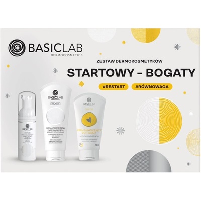 BasicLab Dermocosmetics Dermocosmetics Rich Basic подаръчен комплект за чувствителна кожа на лицето