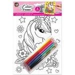 OMEGA TOYS Coloring by numbers - 82356 - grafix - tiger