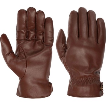 Stetson Conductive gloves z kůzlečí kůže hnědé