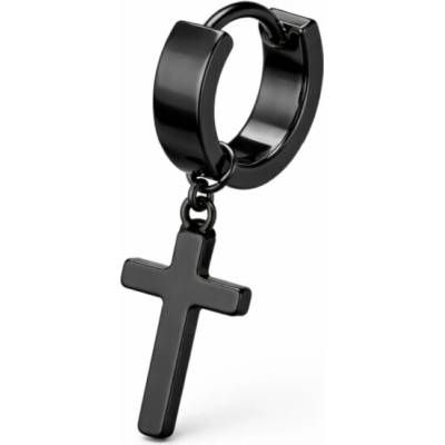 Solla Pure Faith unisex náušnica zo zliatiny CH-UNI-NA1/STR Čierna