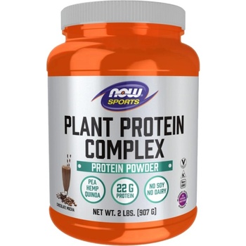 Image 1 of NOW Plant Protein Complex [908 грама] Шоколад и Мока