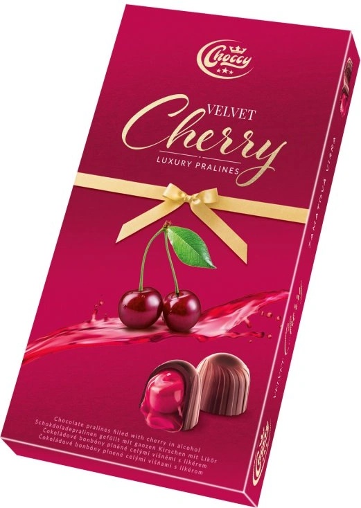 Choccy Velvet Cherry Luxury Pralines 98гр