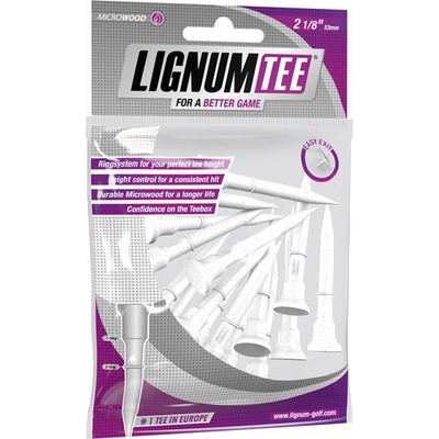Lignum Tee 53mm 16ks biela
