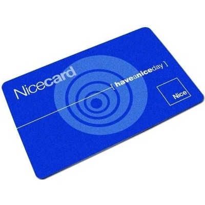 Nice MOCARD - bezkontaktná identifikačná karta pre prístupové systémy