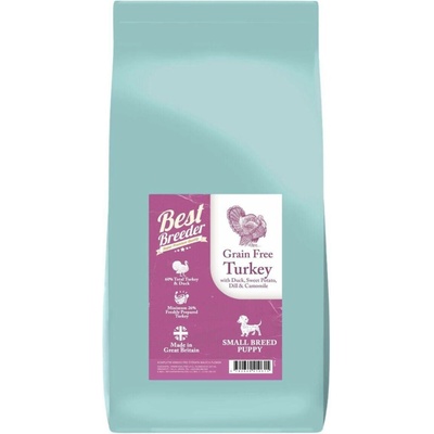 Best Breeder Grain Free Small Breed Puppy Turkey with Duck Sweet Potato Dill & Chamomile 6 kg