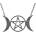 Leather & steel fashion Висулка Pentagram - LSF4 76
