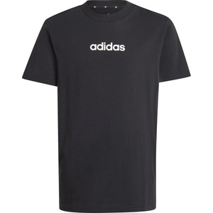 Adidas Детска тениска adidas Kid's Linear Tee 160 T-shirt - Black / White - размер 164 (EU) (704-4539-0114)