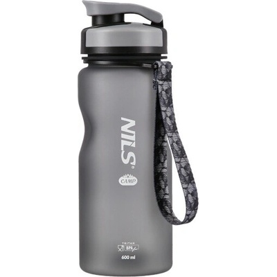 Tritanová fľaša na pitie NILS Camp NC1740 600 ml čierna
