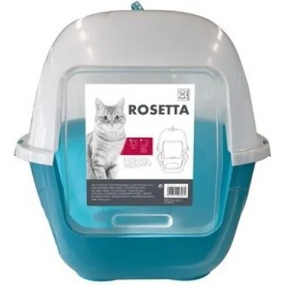Mpets Rosetta Cat Litter Box - Закрита Котешка Тоалетна с активен въглен - 62x53x56 cm, Белгия - 20100209