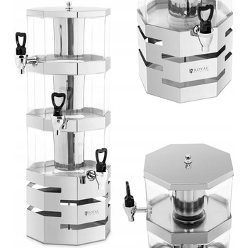 Royal Catering Dávkovač nápojů 3 x 3,5 l RCSD-3A1