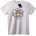 NOONEBRAND Тениска Рев на диви тигри - S, White