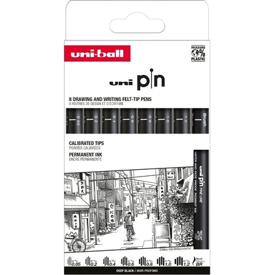 UNI PIN Classic sada linerů (8 ks) - OFFICE LINE