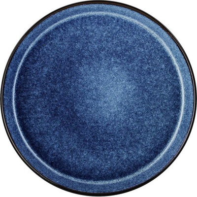 Bitz Čierny/modrý tanier z kameniny 27 cm Gastro Dark Blue/Black