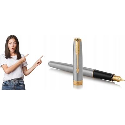 Parker GT 1502/5131504 Royal Sonnet Stainless Steel plniace pero