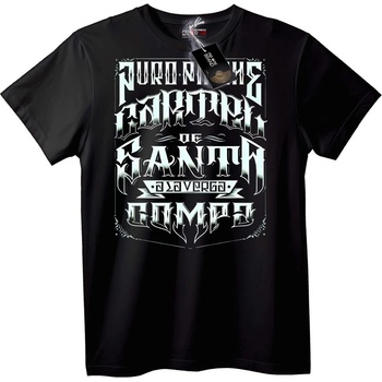 NOONEBRAND Тениска Puro Fuego Калиграма - 5XL, Black
